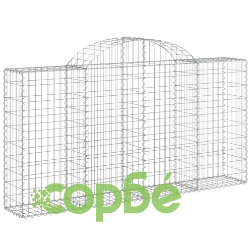 Габионни кошници арка 11 бр 200x30x100/120см поцинковано желязо ➤ топ цена ➤ sorbe.bg