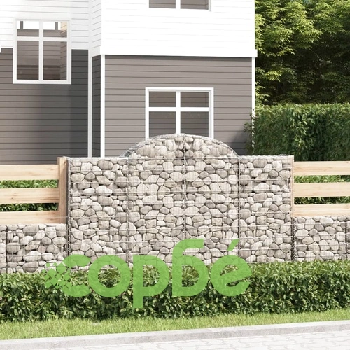 Габионни кошници арка 6 бр 200x30x120/140см поцинковано желязо ➤ топ цена ➤ sorbe.bg