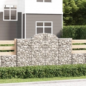 Габионни кошници арка 10 бр 200x30x120/140см поцинковано желязо