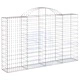 Габионни кошници арка 12 бр 200x30x120/140см поцинковано желязо