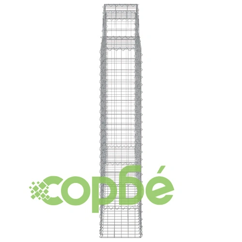 Габионни кошници арка 8 бр 200x30x140/160 см поцинковано желязо ➤ топ цена ➤ sorbe.bg