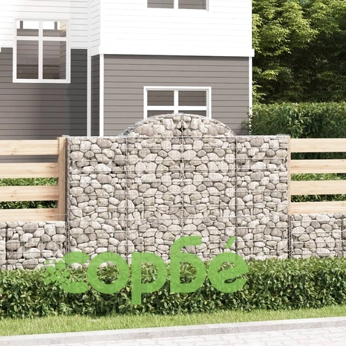 Габионни кошници арка 11 бр 200x30x140/160см поцинковано желязо ➤ топ цена ➤ sorbe.bg