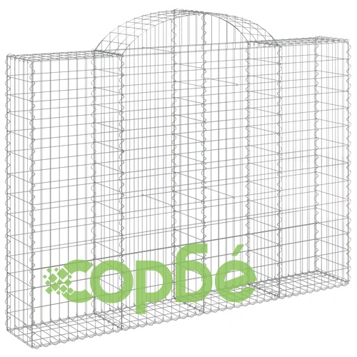 Габионни кошници арка 13 бр 200x30x140/160см поцинковано желязо ➤ топ цена ➤ sorbe.bg