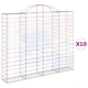 Габионни кошници арка 10 бр 200x30x160/180см поцинковано желязо