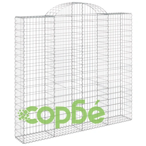 Габионни кошници арка 3 бр 200x30x180/200 см поцинковано желязо ➤ топ цена ➤ sorbe.bg