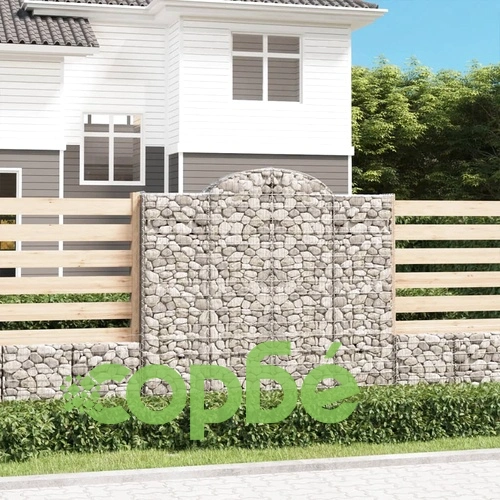 Габионни кошници арка 6 бр 200x30x180/200 см поцинковано желязо ➤ топ цена ➤ sorbe.bg