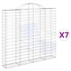 Габионни кошници арка 7 бр 200x30x180/200 см поцинковано желязо