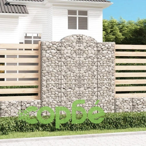 Габионни кошници арка 5 бр 200x30x220/240 см поцинковано желязо ➤ топ цена ➤ sorbe.bg