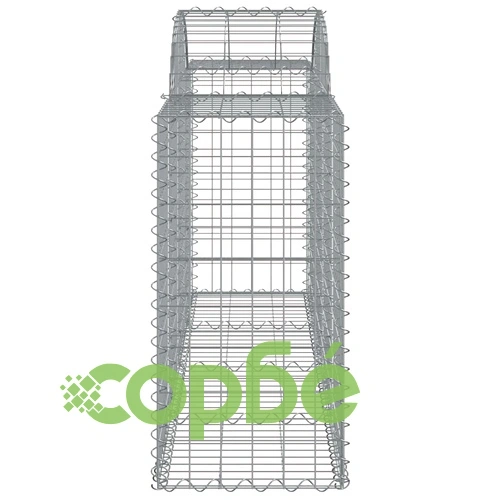 Габионни кошници арка 2 бр 200x50x80/100 см поцинковано желязо ➤ топ цена ➤ sorbe.bg