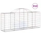 Габионни кошници арка 10 бр 200x50x80/100 см поцинковано желязо