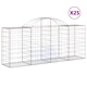 Габионни кошници арка 25 бр 200x50x80/100 см поцинковано желязо