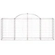 Габионни кошници арка 25 бр 200x50x80/100 см поцинковано желязо