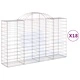 Габионни кошници арка 18 бр 200x50x120/140см поцинковано желязо