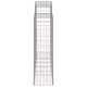 Габионни кошници арка 4 бр 200x50x140/160 см поцинковано желязо