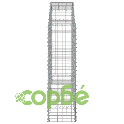 Габионни кошници арка 6 бр 200x50x140/160 см поцинковано желязо ➤ топ цена ➤ sorbe.bg