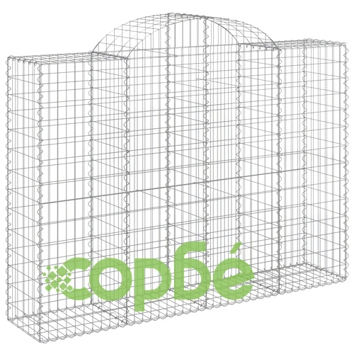Габионни кошници арка 10 бр 200x50x140/160см поцинковано желязо ➤ топ цена ➤ sorbe.bg