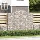Габионни кошници арка 10 бр 200x50x160/180см поцинковано желязо Габионни кошници арка 10 бр 200x50x160/180см поцинковано желязо