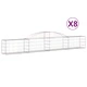 Габионни кошници арка 8 бр 300x30x40/60 см поцинковано желязо