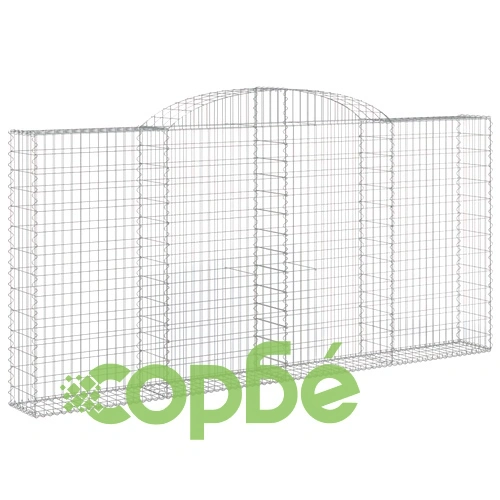 Габионни кошници арка 7 бр 300x30x140/160 см поцинковано желязо ➤ топ цена ➤ sorbe.bg