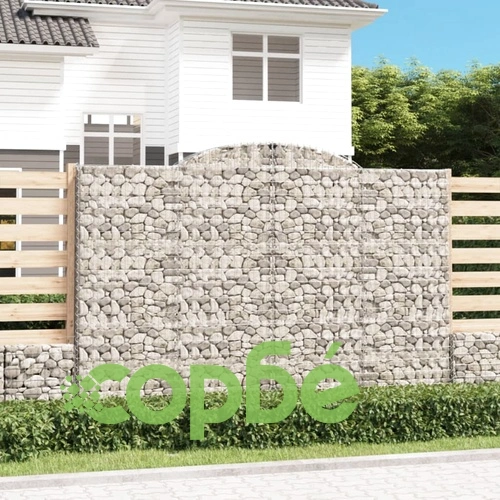 Габионни кошници арка 4 бр 300x30x200/220 см поцинковано желязо ➤ топ цена ➤ sorbe.bg