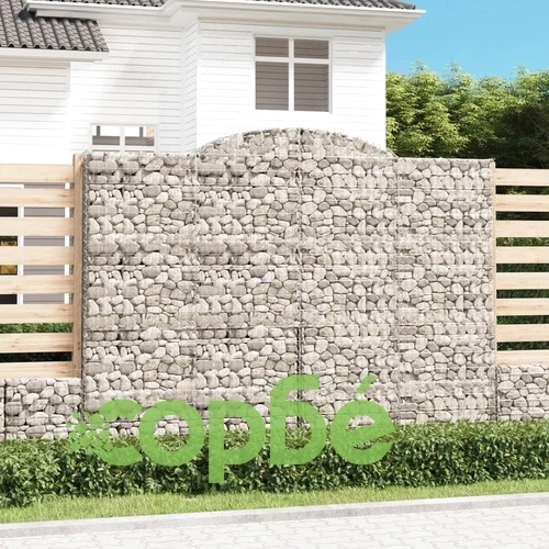 Габионни кошници арка 4 бр 300x30x220/240 см поцинковано желязо ➤ топ цена ➤ sorbe.bg