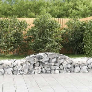 Габионни кошници арка 17 бр 300x50x40/60 см поцинковано желязо