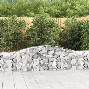Габионни кошници арка 4 бр 400x30x60/80 см поцинковано желязо
