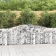 Габионни кошници арка 10 бр 400x30x80/100 см поцинковано желязо Габионни кошници арка 10 бр 400x30x80/100 см поцинковано желязо
