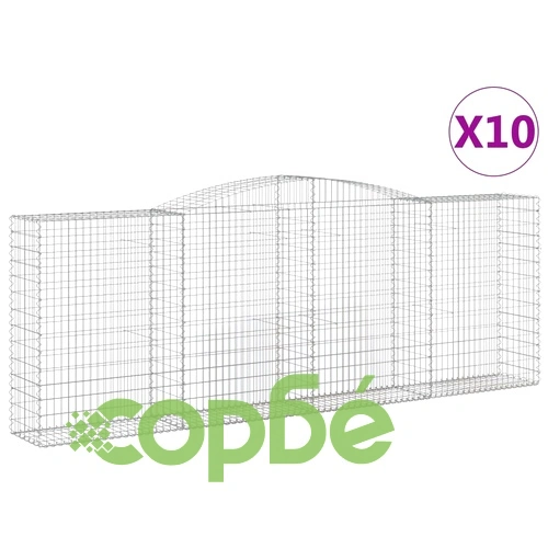 Габионни кошници арка 10 бр 400x50x140/160см поцинковано желязо на топ цена от sorbe.bg Габионни кошници арка 10 бр 400x50x140/160см поцинковано желязо ➤ топ цена ➤ sorbe.bg