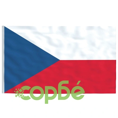 Флаг на Чехия и стълб 6,23 м алуминий ➤ топ цена ➤ sorbe.bg
