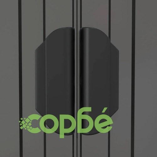 Градинска барака светлосива 192x274x223 см поцинкована стомана ➤ топ цена ➤ sorbe.bg