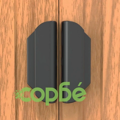 Градински навес светлокафяв 192x191x223 см поцинкована стомана ➤ топ цена ➤ sorbe.bg