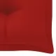 Възглавница за градинска люлка, червена, 200 см, текстил