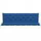 Възглавница за градинска люлка, синя, 200 см, текстил