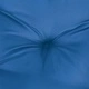 Възглавница за градинска пейка синя 200x(50+50)x7 см оксфорд