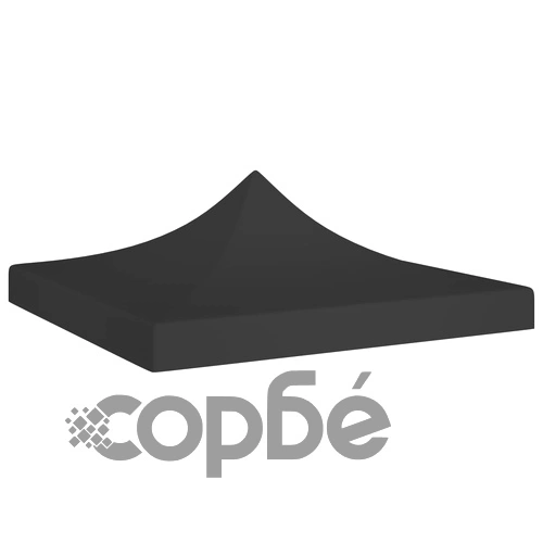 Покривало за парти шатра, 3х3 м, черно, 270 г/м² ➤ топ цена ➤ sorbe.bg