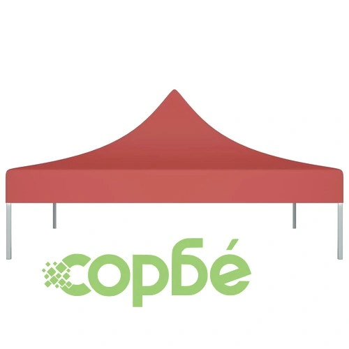 Покривало за парти шатра, 2x2 м, цвят теракота, 270 г/м²  ➤ топ цена ➤ sorbe.bg