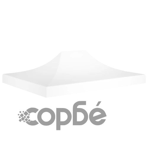 Покривало за парти шатра, 4x3 м, бяло, 270 г/м² ➤ топ цена ➤ sorbe.bg