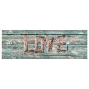 Кухненско килимче, перимо, надпис Love, 60x300 см