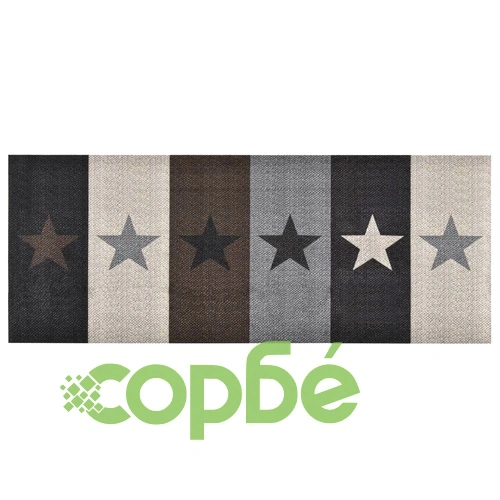 Кухненско килимче, перимо, звезди, 60x180 см  ➤ топ цена ➤ sorbe.bg