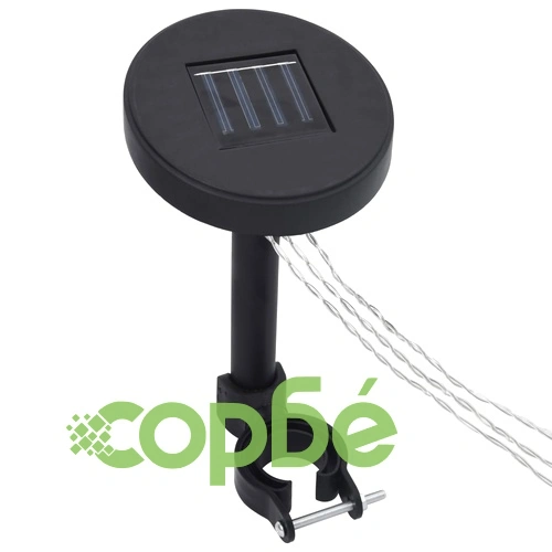 Светещи LED стрингове за беседка със соларен панел ➤ топ цена ➤ sorbe.bg