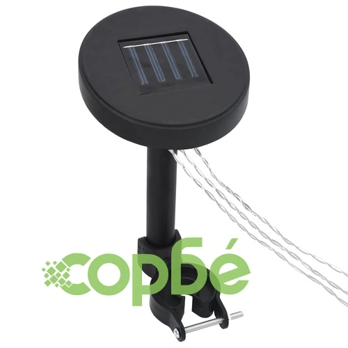 Светещи LED стрингове за беседка със соларен панел ➤ топ цена ➤ sorbe.bg