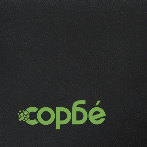 Кресло с табуретка, черно, 60 см, изкуствена кожа ➤ топ цена ➤ sorbe.bg
