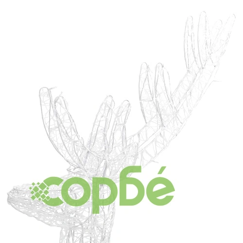 XXL Акрилни коледни елени, 250 LED, 3 бр, 180 см, топло бяло ➤ топ цена ➤ sorbe.bg