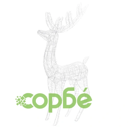 XXL Акрилни коледни елени, 250 LED, 2 бр, 180 см, сини ➤ топ цена ➤ sorbe.bg