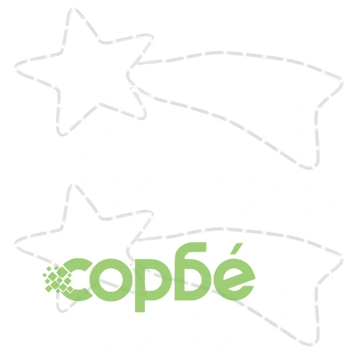 Коледни фигури комети с 48 светодиода 2 бр топло бяло 65x28 см ➤ топ цена ➤ sorbe.bg