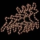 Коледни фигури елени с LED, 3 бр, топло бяло, 57x55x4,5 см