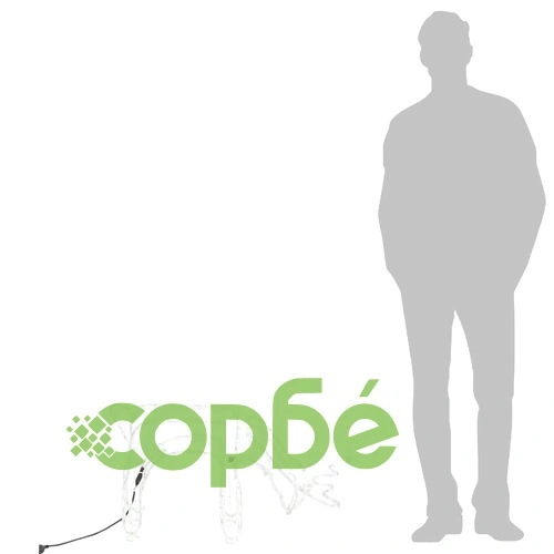 Коледни фигури на елени, 2 бр, топло бяло, 73x31x45 см ➤ топ цена ➤ sorbe.bg