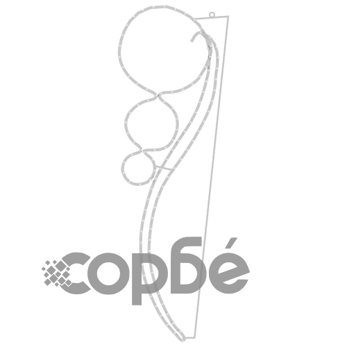 Светещ маркуч с форма на топки 4 бр топло бяло 111,5x35x4,5 см ➤ топ цена ➤ sorbe.bg