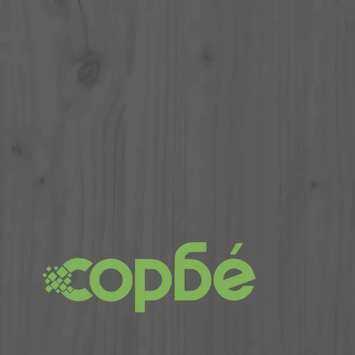 Градински бистро комплект от 3 части, сиво, бор масив ➤ топ цена ➤ sorbe.bg
